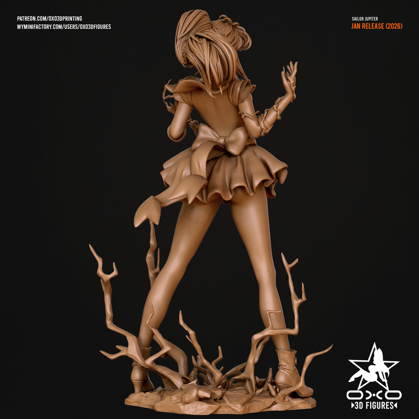 Sailor Jupiter - Sailor Moon | Painted / Unpainted Options