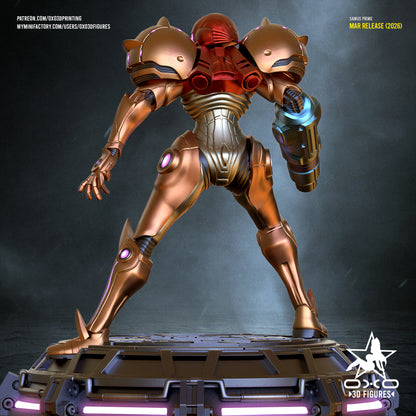 Samus Aran - Metroid | Painted / Unpainted Options
