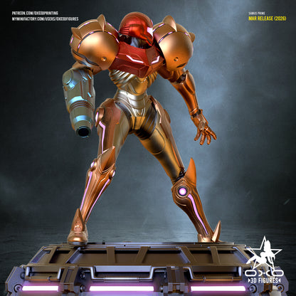 Samus Aran - Metroid | Painted / Unpainted Options