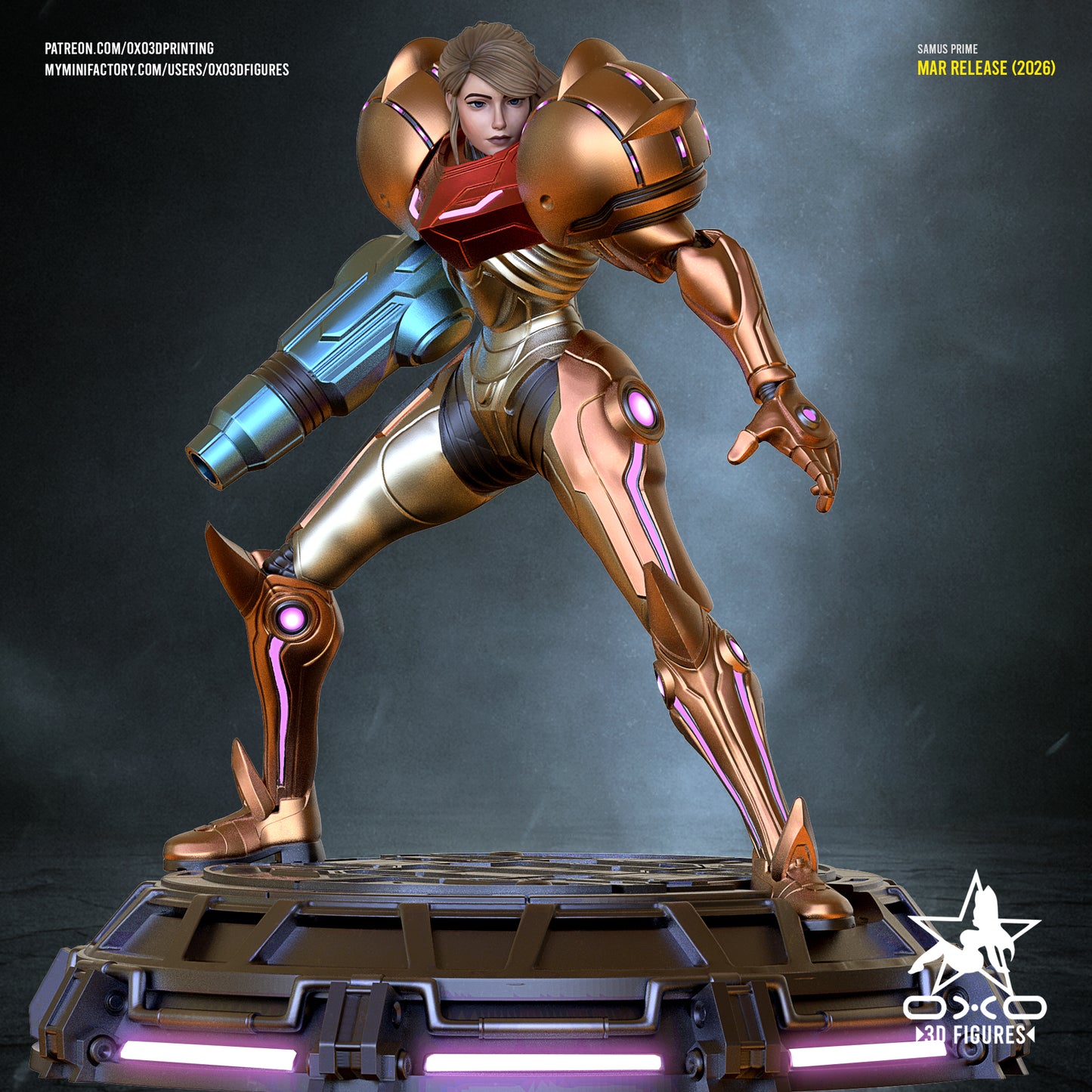 Samus Aran - Metroid | Painted / Unpainted Options