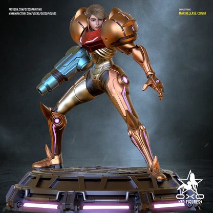 Samus Aran - Metroid | Painted / Unpainted Options