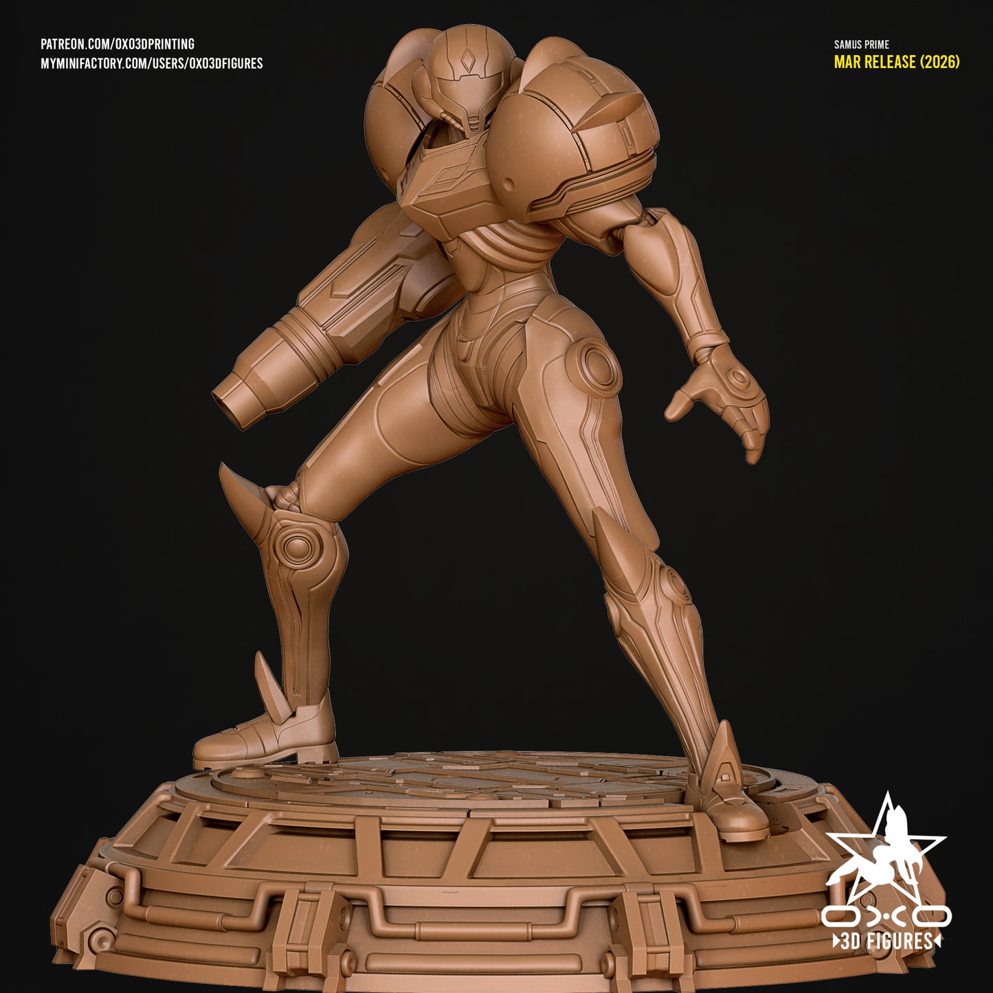 Samus Aran - Metroid | Painted / Unpainted Options