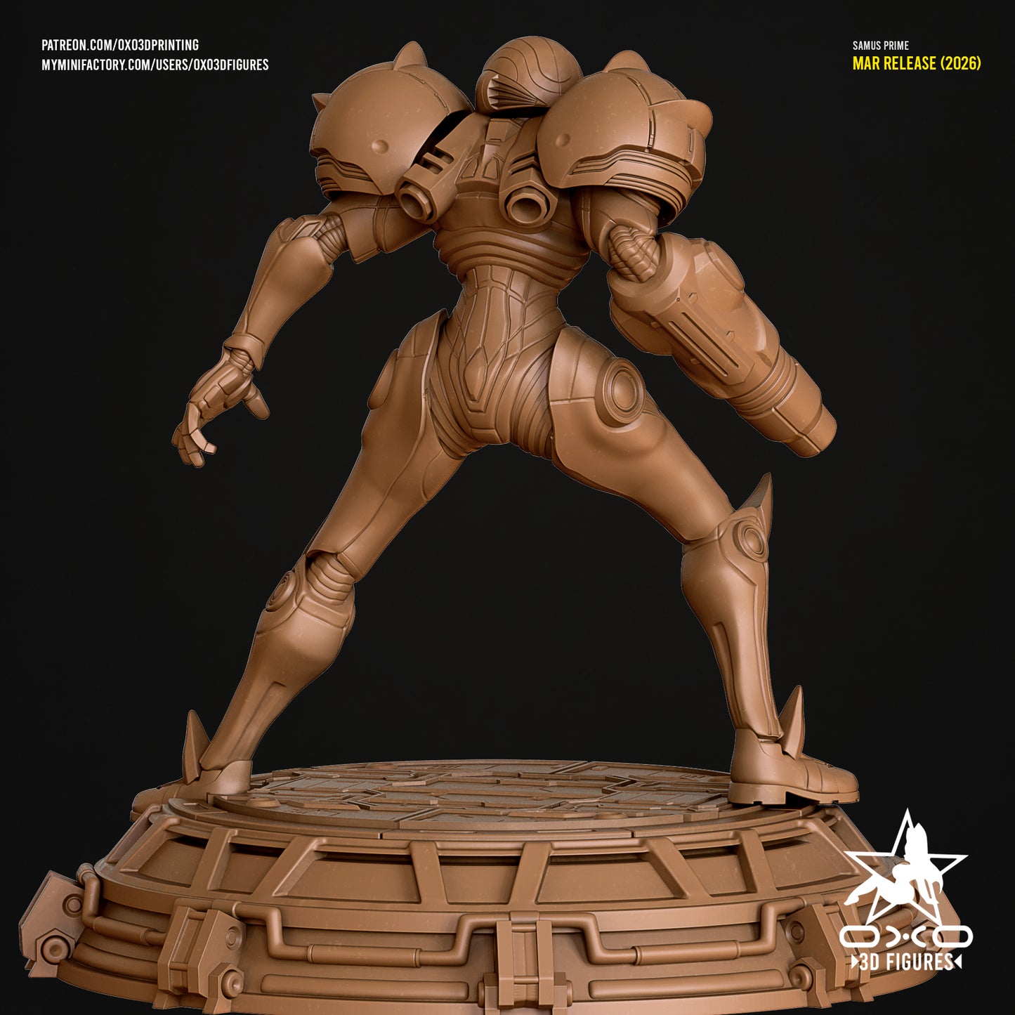 Samus Aran - Metroid | Painted / Unpainted Options