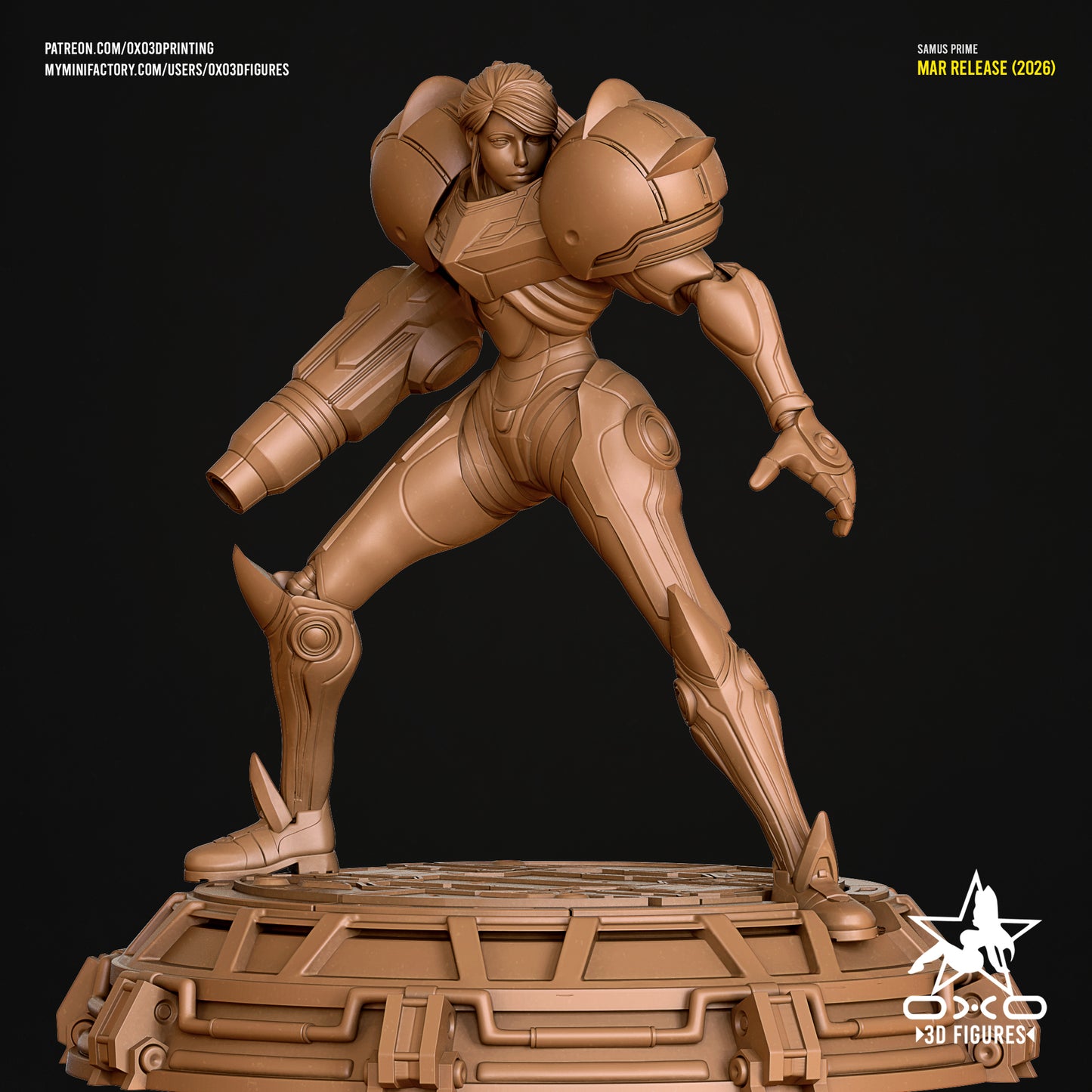 Samus Aran - Metroid | Painted / Unpainted Options