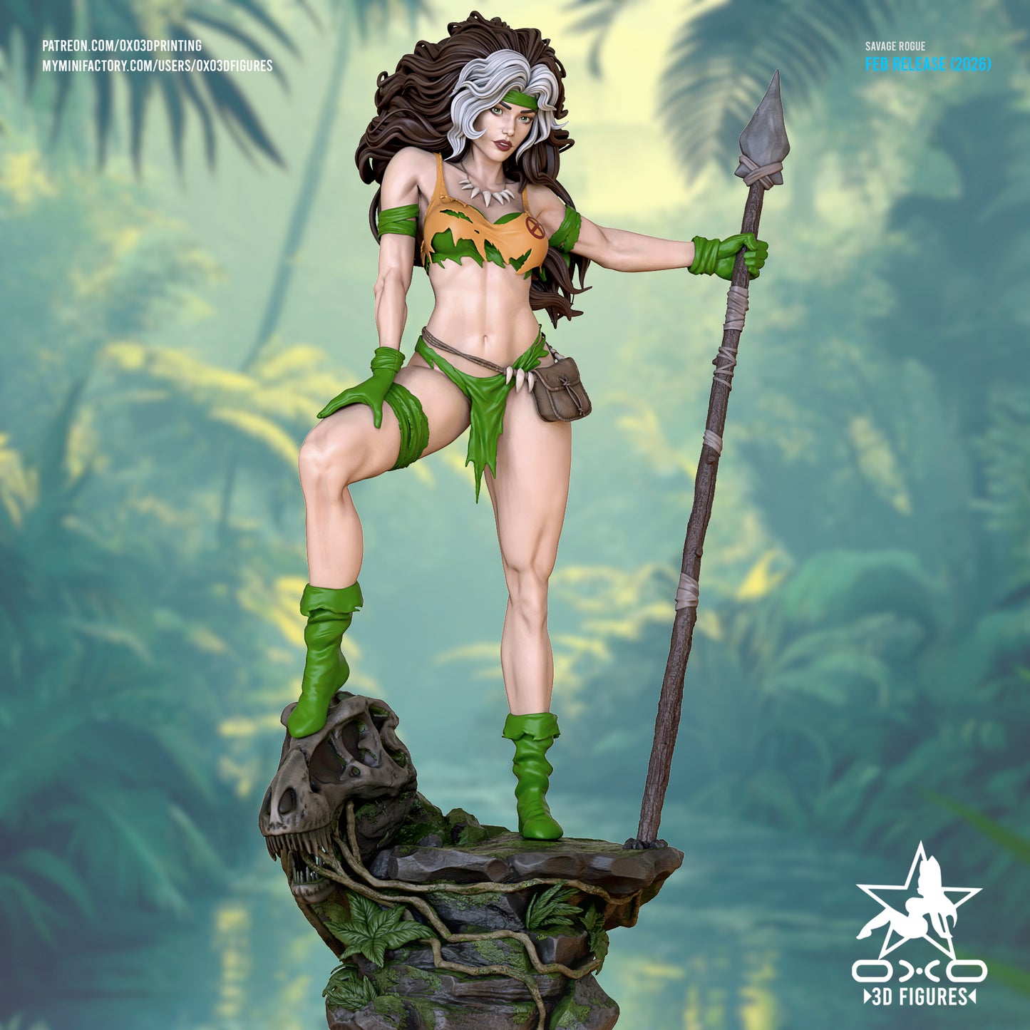 Savage Rogue - Marvel | Painted / Unpainted Options