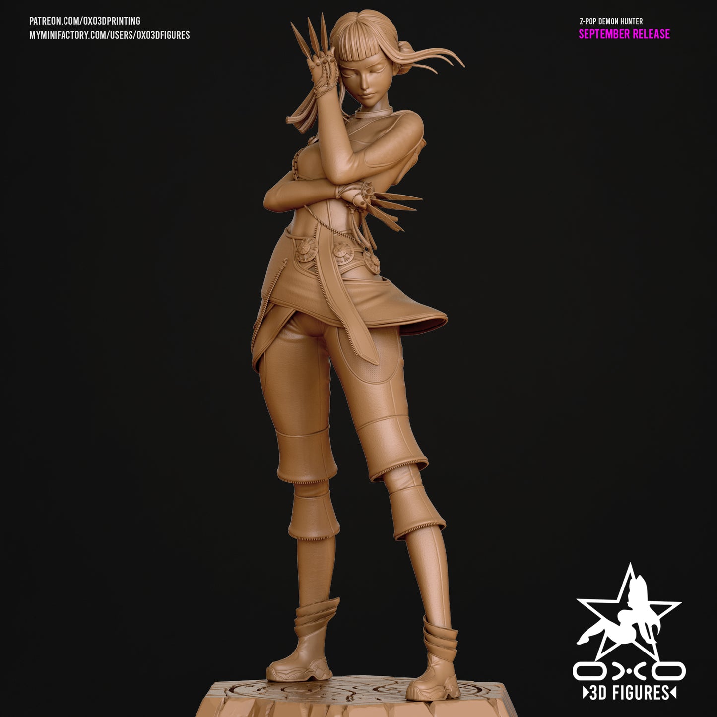 Zoey - KPop Demon Hunters | Painted / Unpainted Options