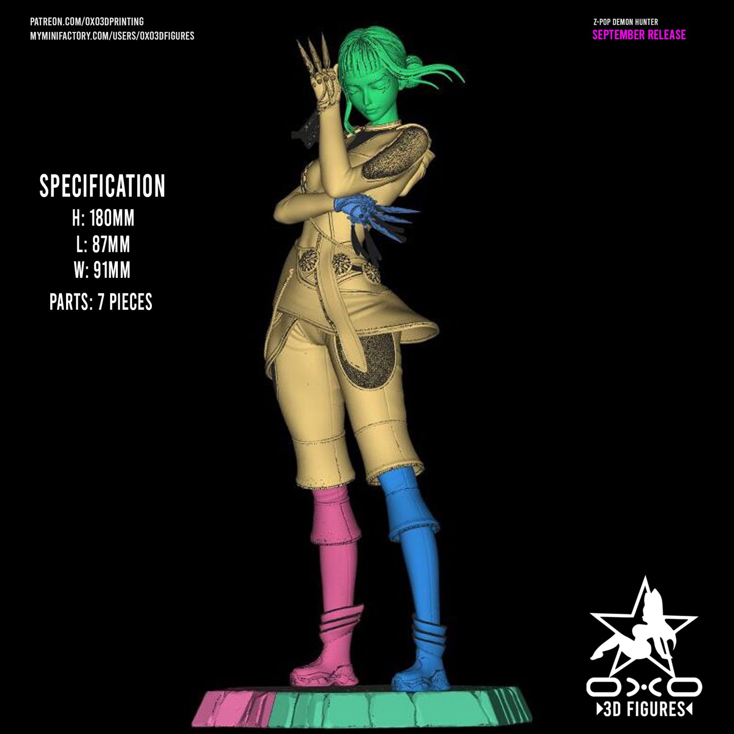Zoey - KPop Demon Hunters | Painted / Unpainted Options