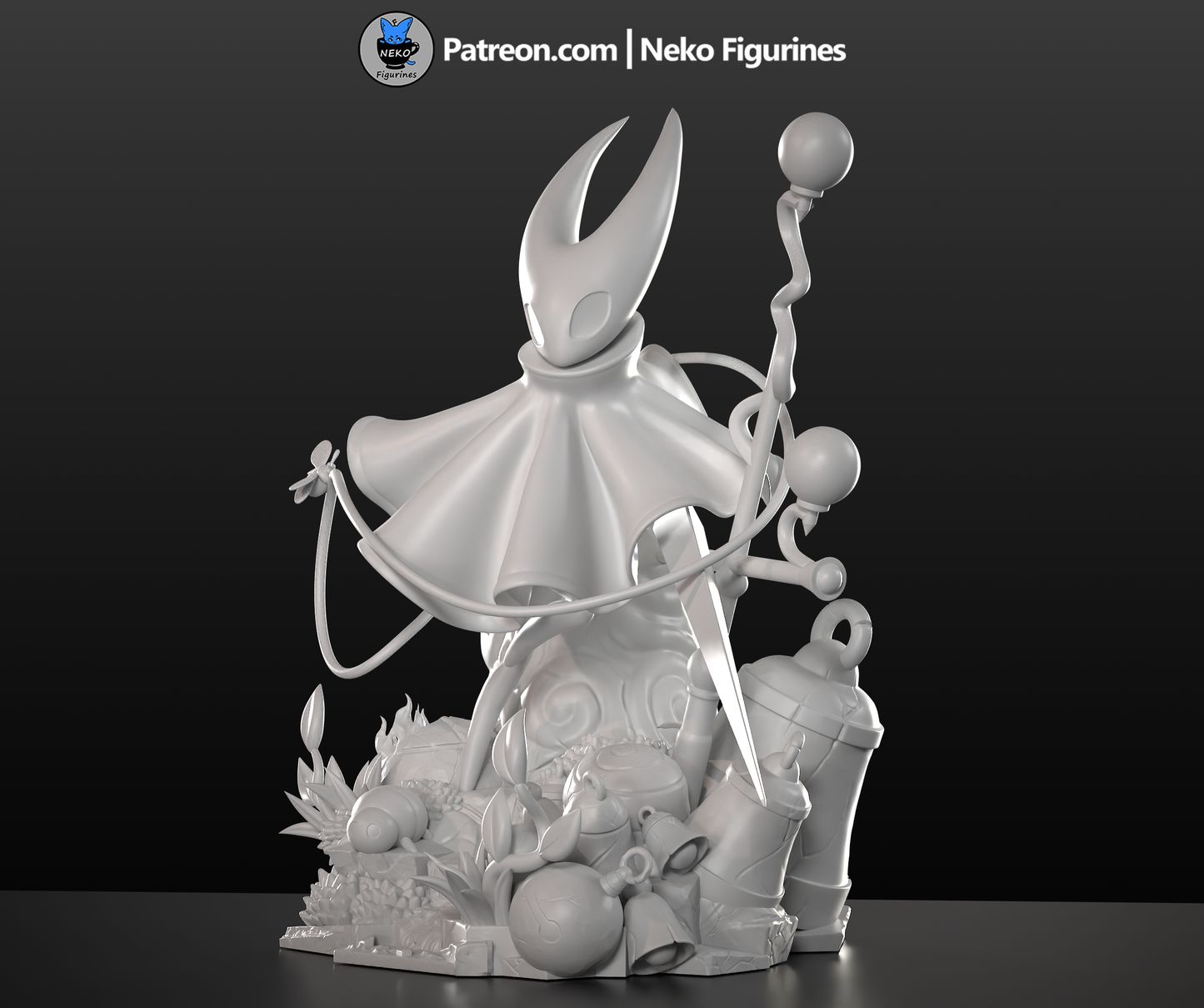 Hornet - Hollowknight Silksong | Painted / Unpainted Options