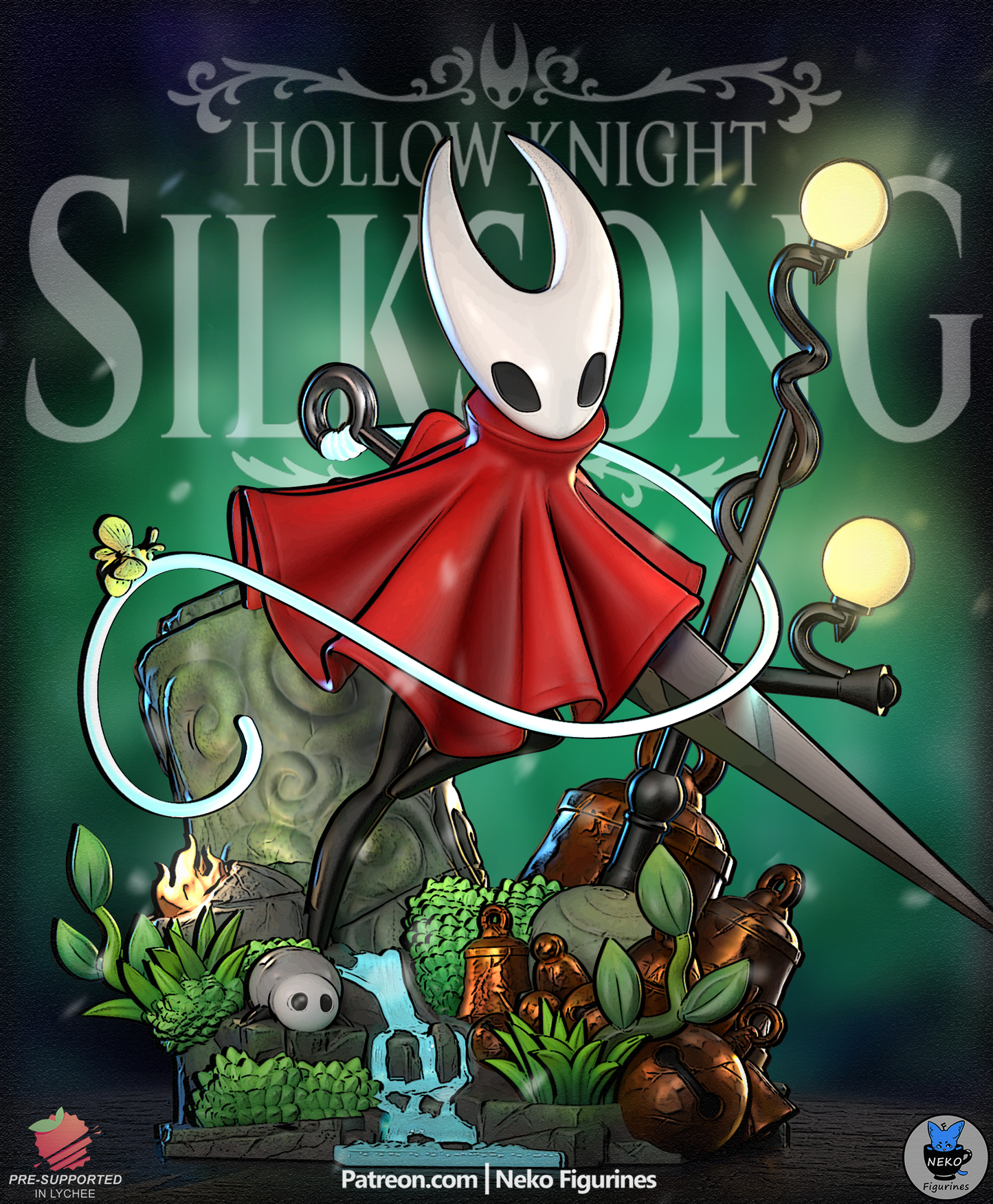 Hornet - Hollowknight Silksong | Painted / Unpainted Options
