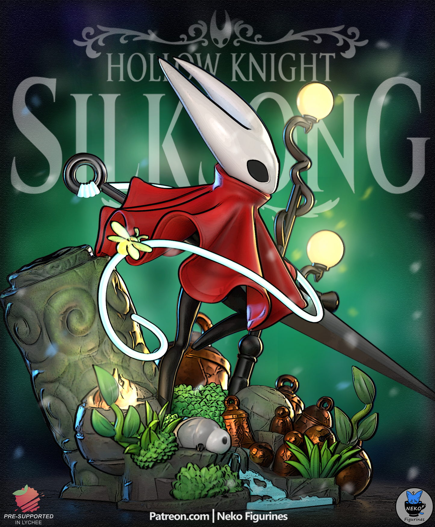 Hornet - Hollowknight Silksong | Painted / Unpainted Options