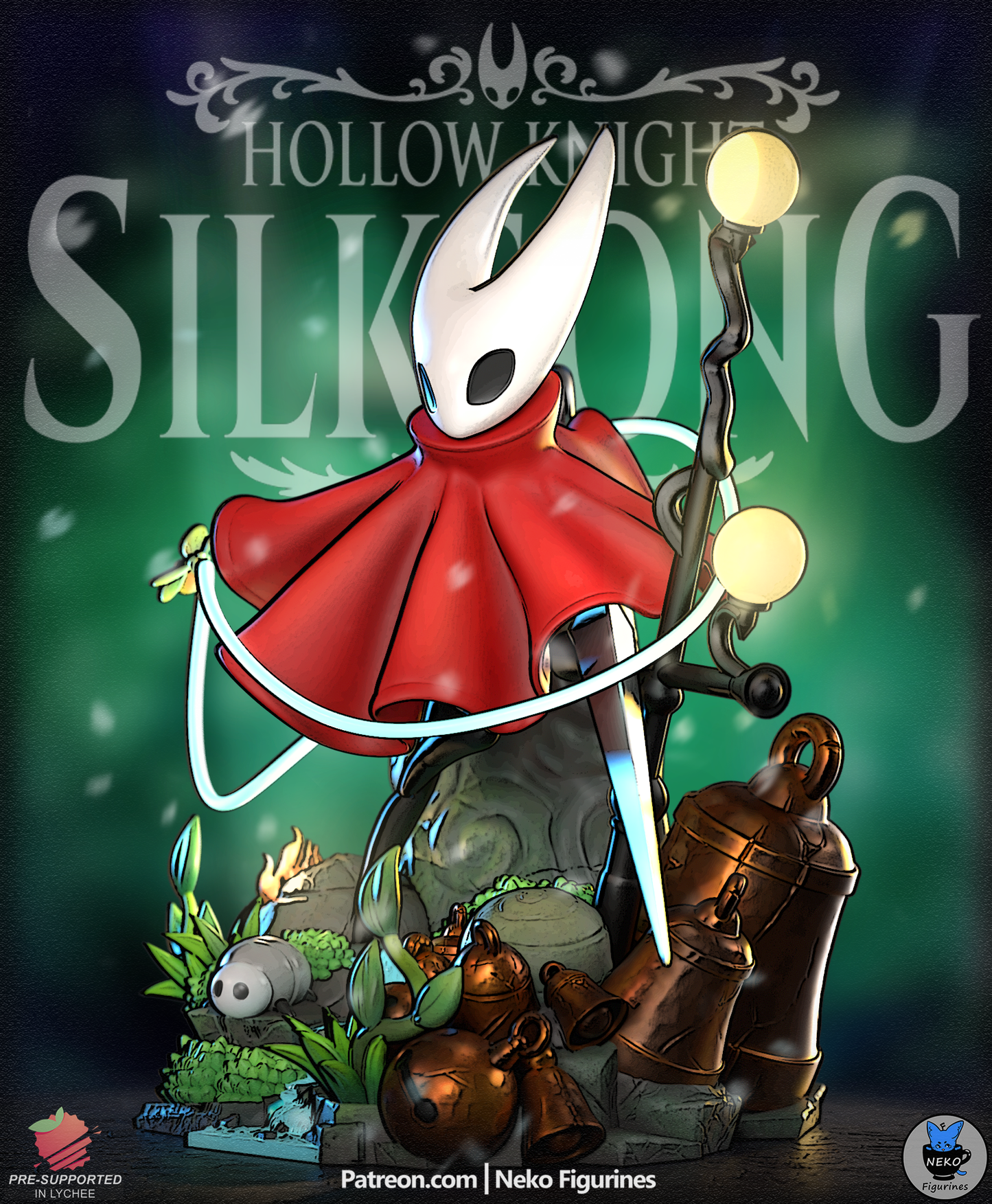 Hornet - Hollowknight Silksong | Painted / Unpainted Options