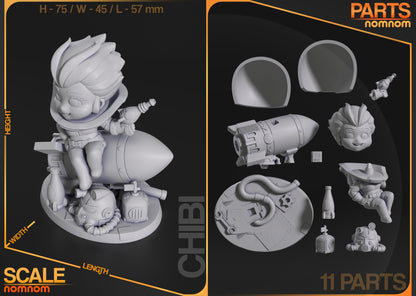 Fan Made Chibi Nuka Girl Figure