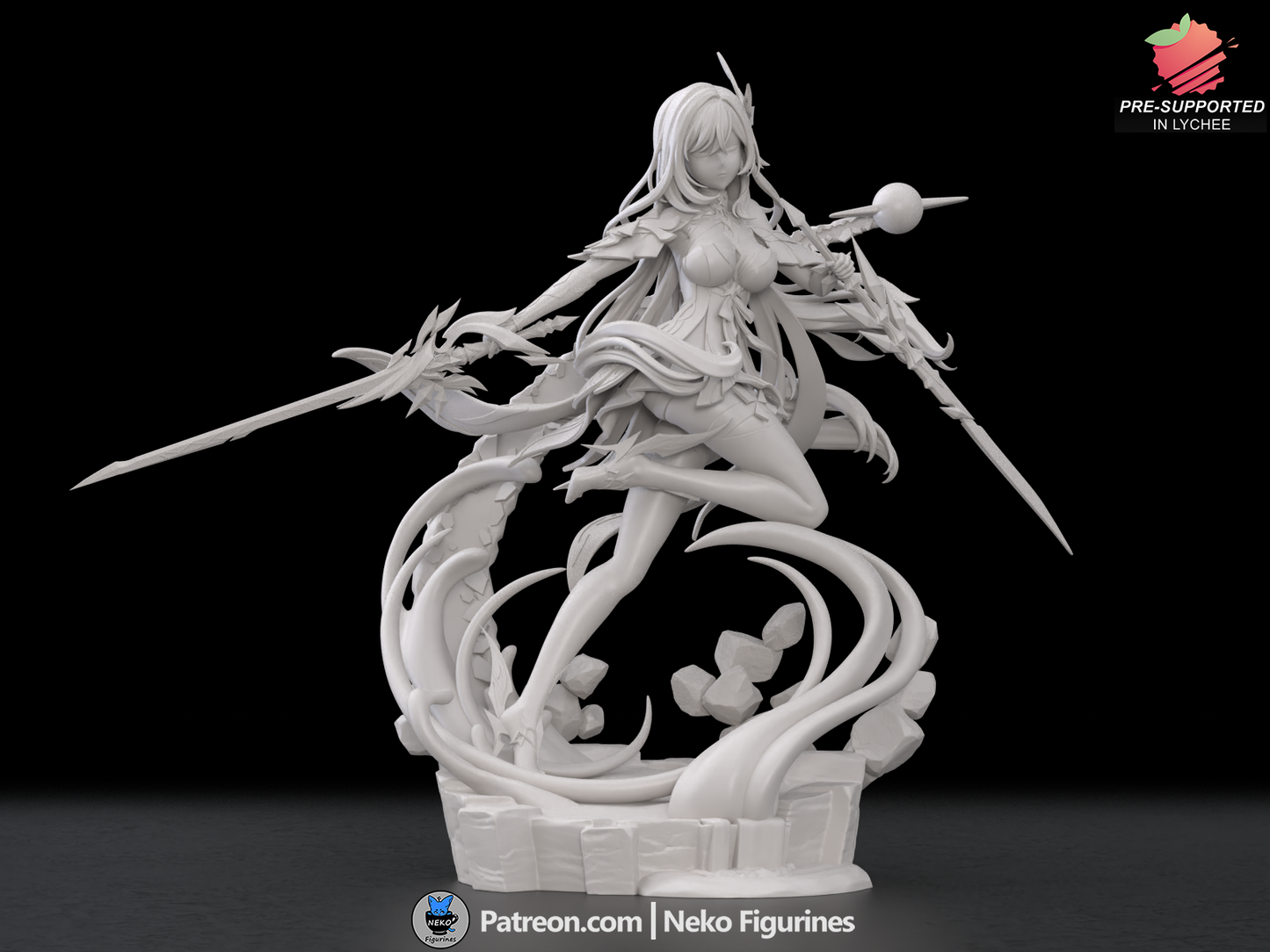Skirk - Genshin Impact | Painted / Unpainted Options