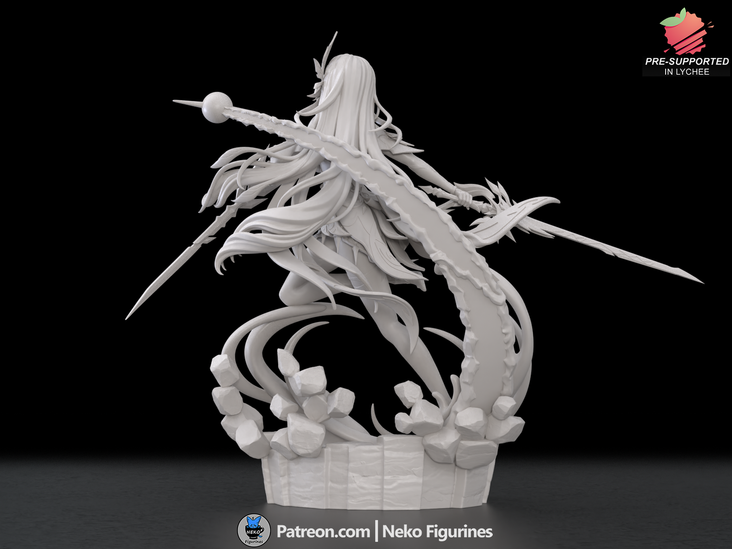 Skirk - Genshin Impact | Painted / Unpainted Options
