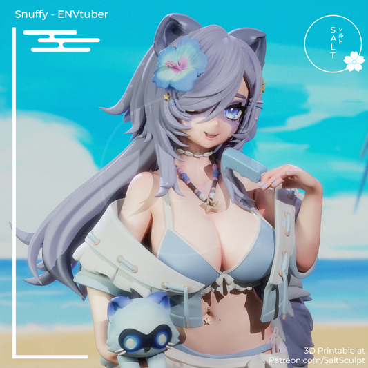 Snuffy - Vtuber | Painted / Unpainted Options