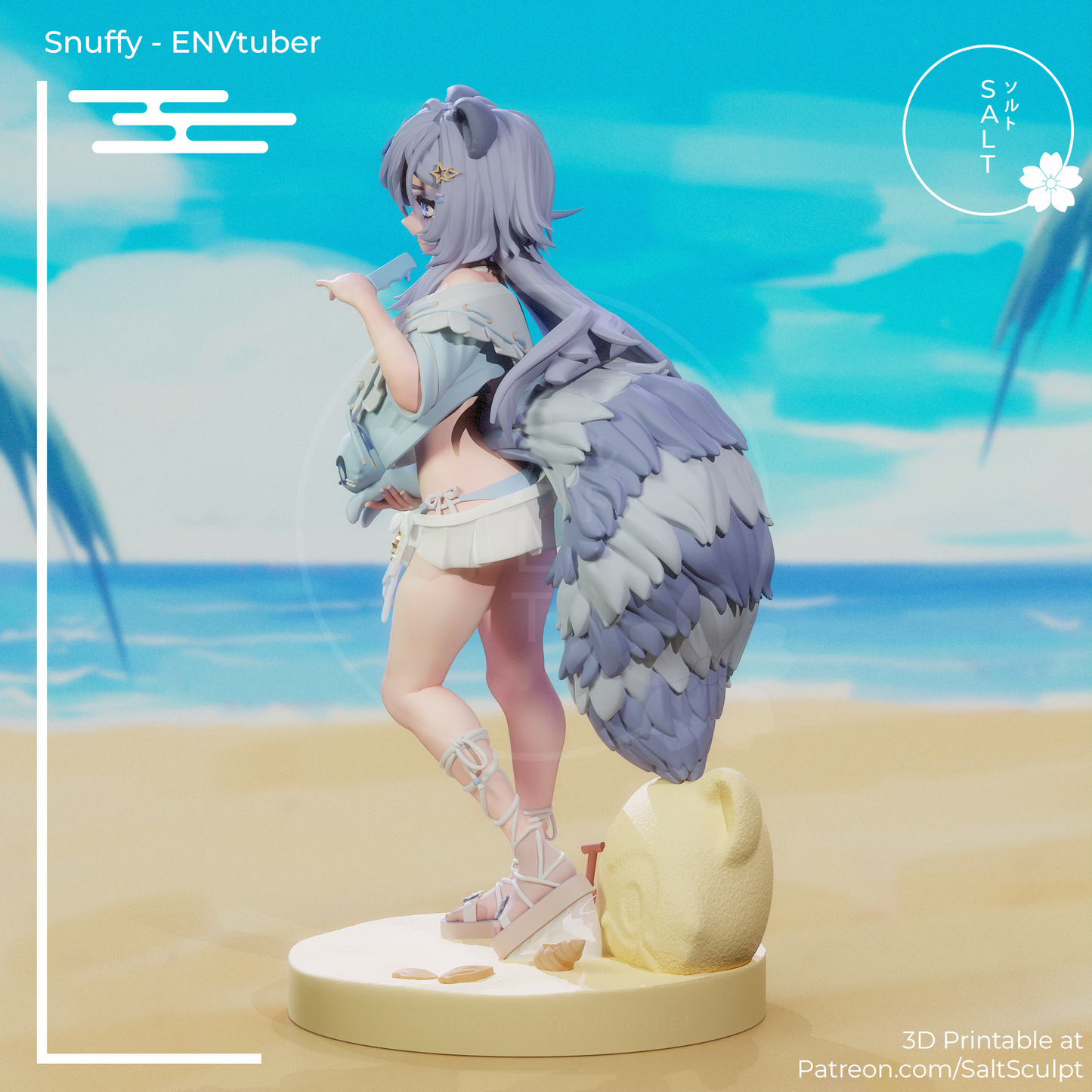 Snuffy - Vtuber | Painted / Unpainted Options