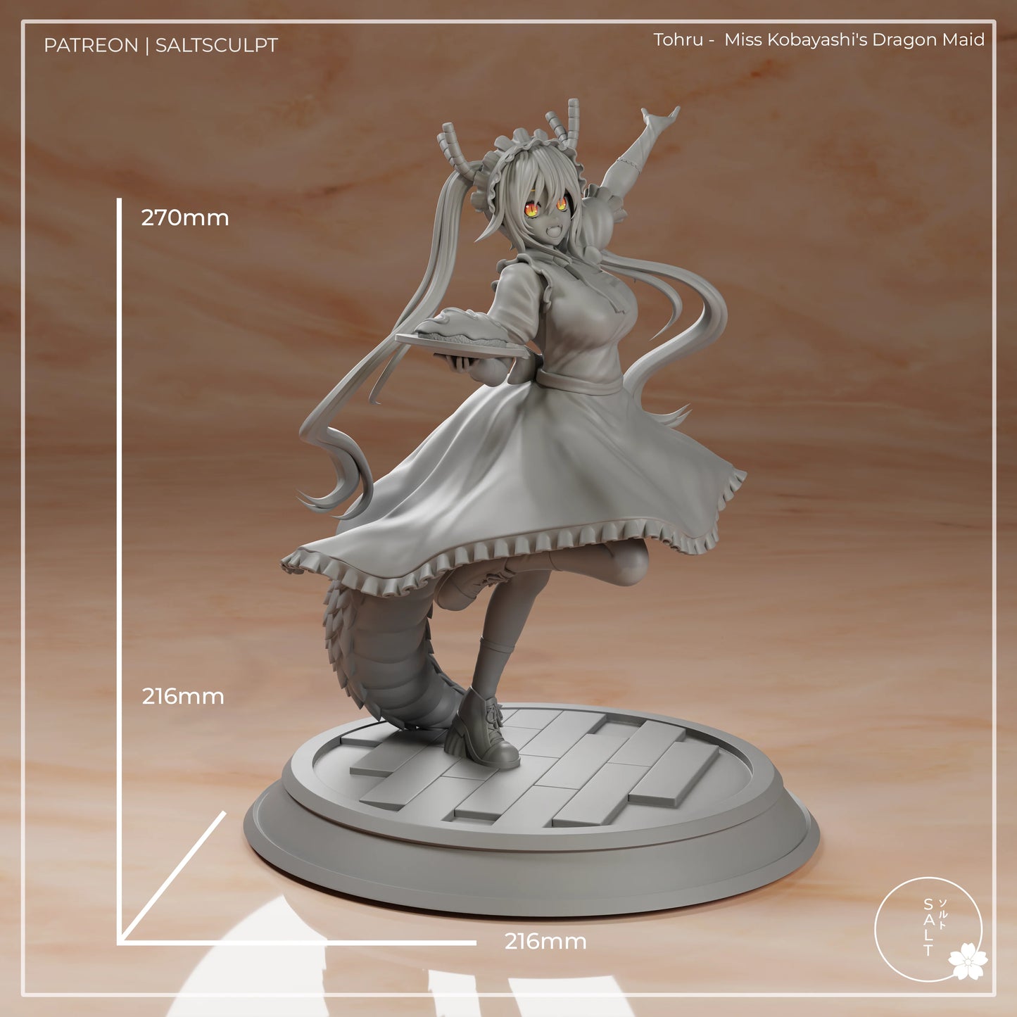 Tohru - Miss Kobayashi's Dragon Maid | Painted / Unpainted Options