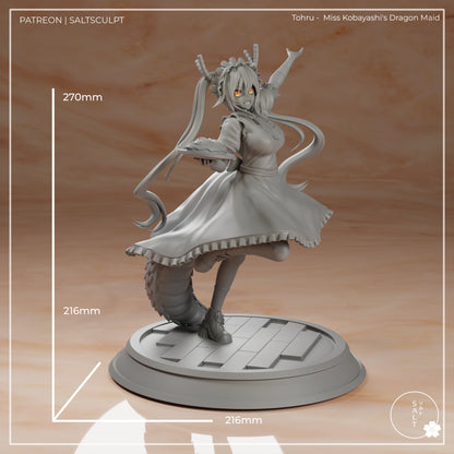 Tohru - Miss Kobayashi's Dragon Maid | Painted / Unpainted Options