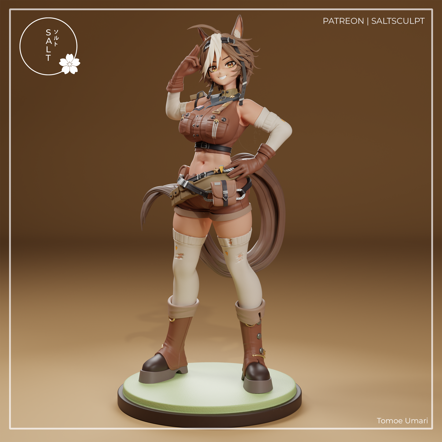 Tomoe Umari - vTuber | Painted / Unpainted Options