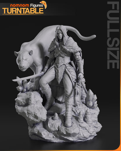 Fan Made Drizzt Do'Urden Figure