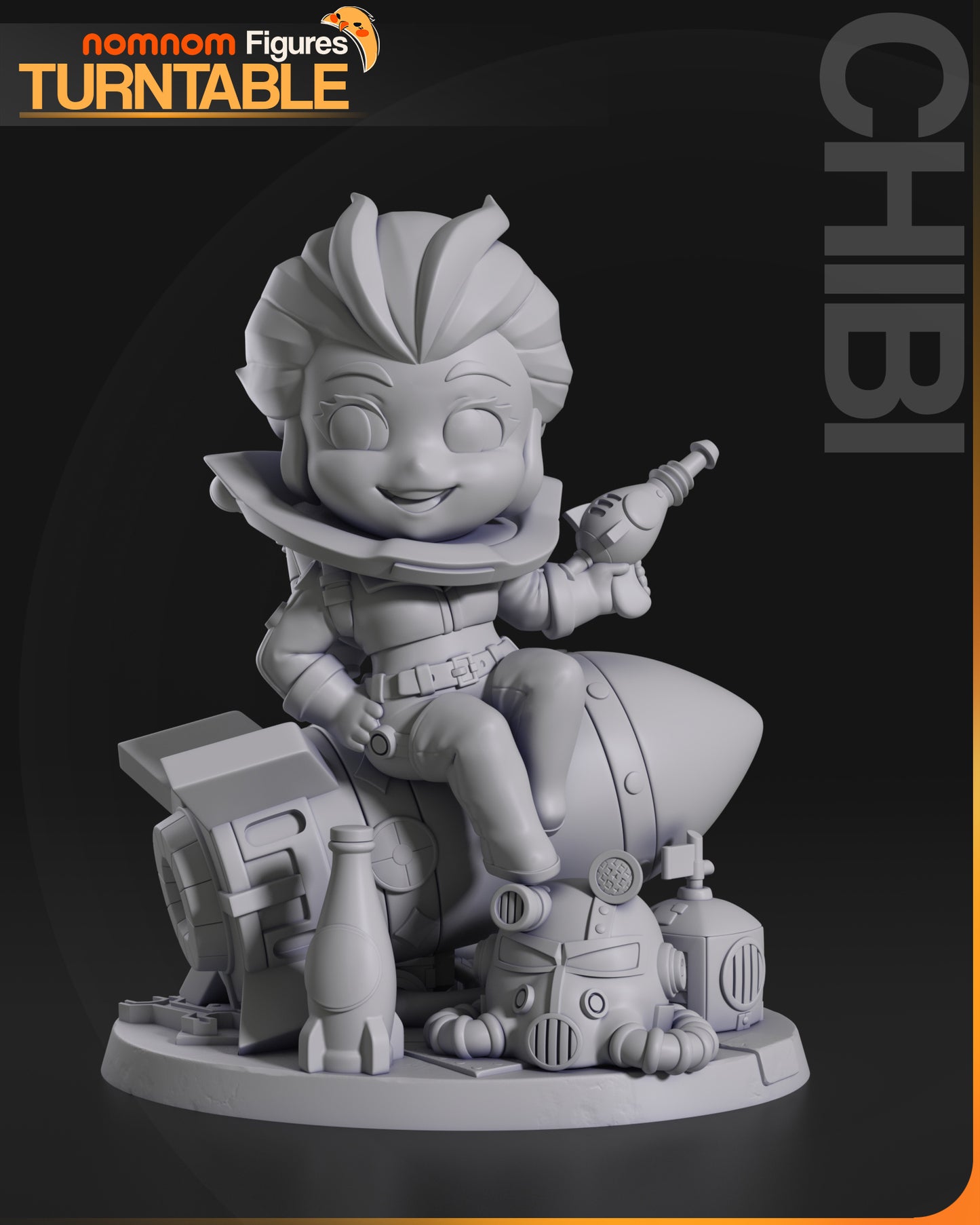 Fan Made Chibi Nuka Girl Figure