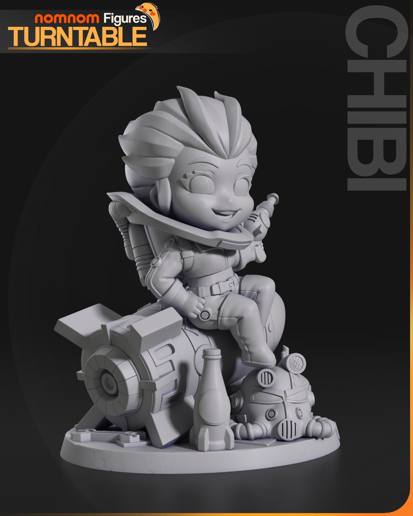 Fan Made Chibi Nuka Girl Figure