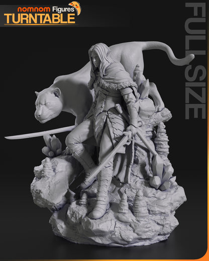 Fan Made Drizzt Do'Urden Figure