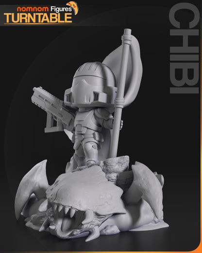 Fan Made Chibi Helldiver Figure