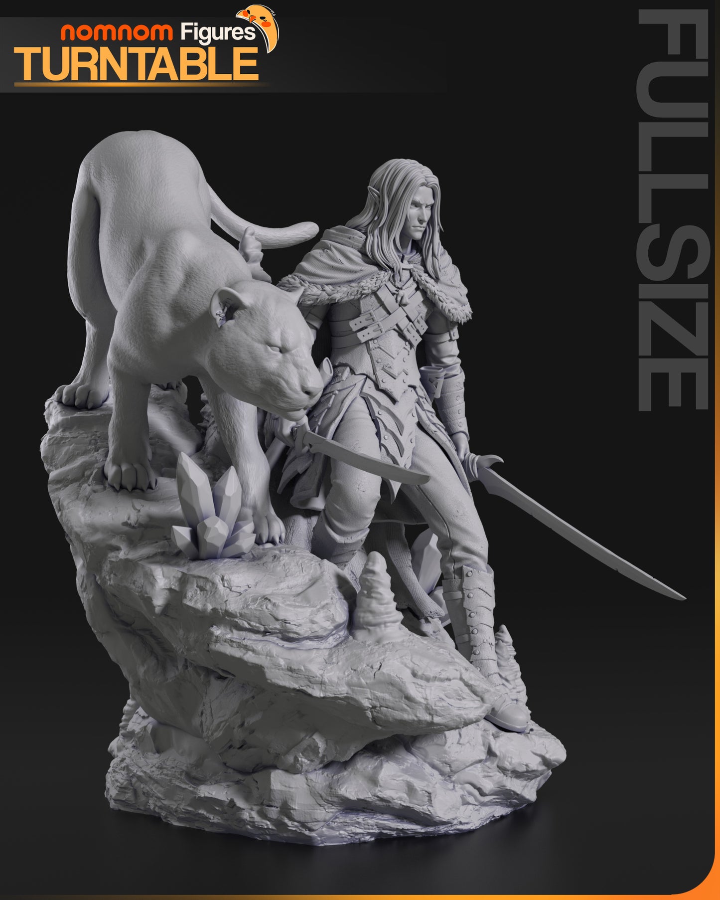 Fan Made Drizzt Do'Urden Figure