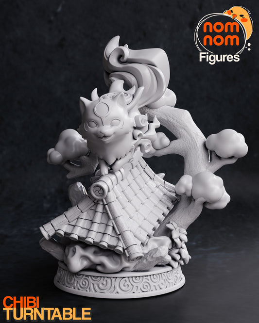 Fan Made Chibi Amaterasu Figure