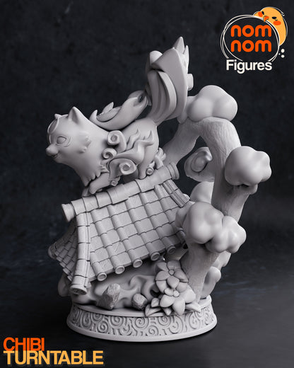 Fan Made Chibi Amaterasu Figure