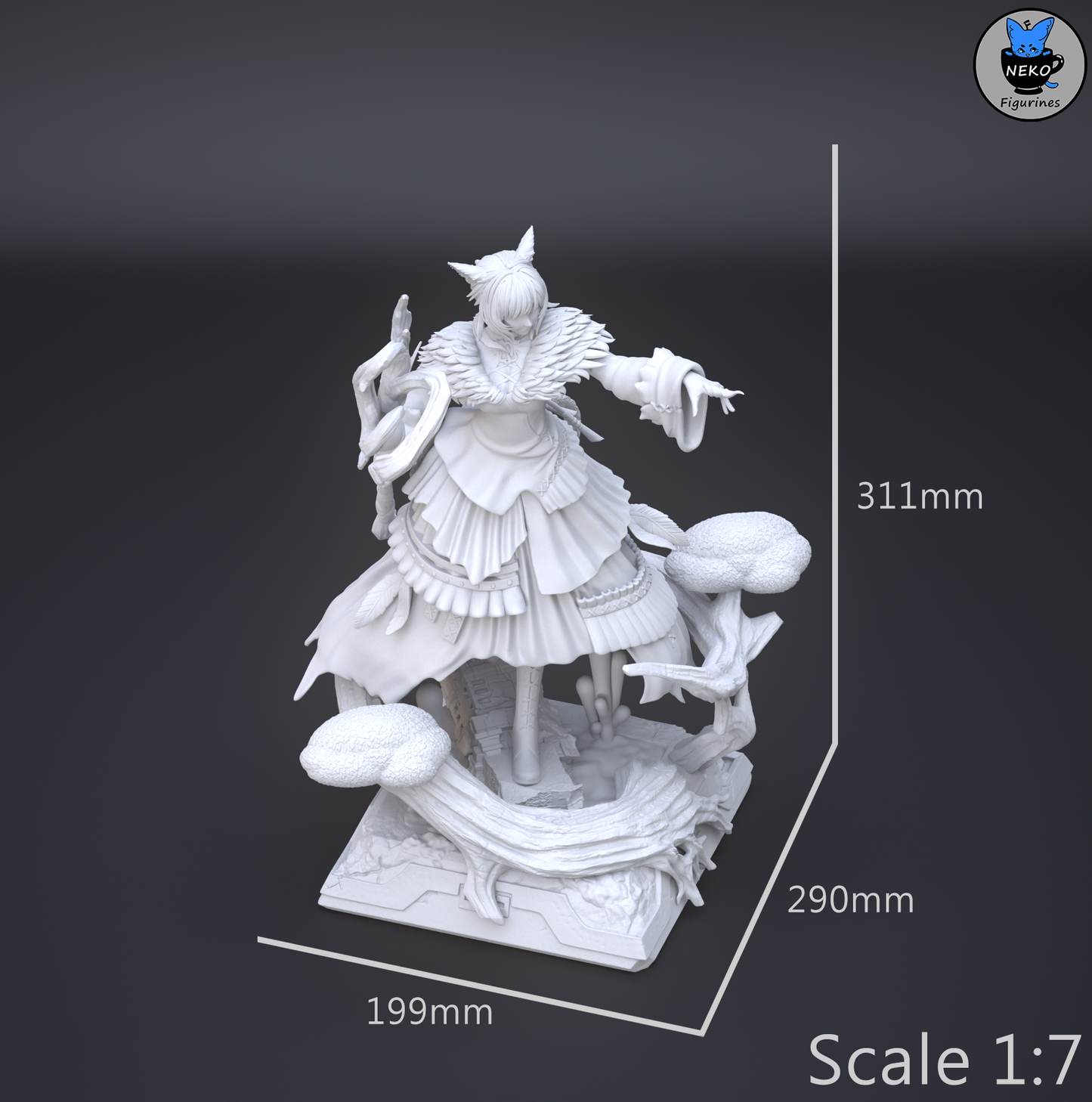 Y'shtola - Final Fantasy | Painted / Unpainted Options