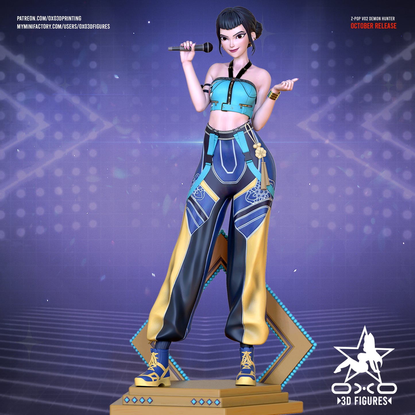 Zoey - KPop Demon Hunters | Painted / Unpainted Options