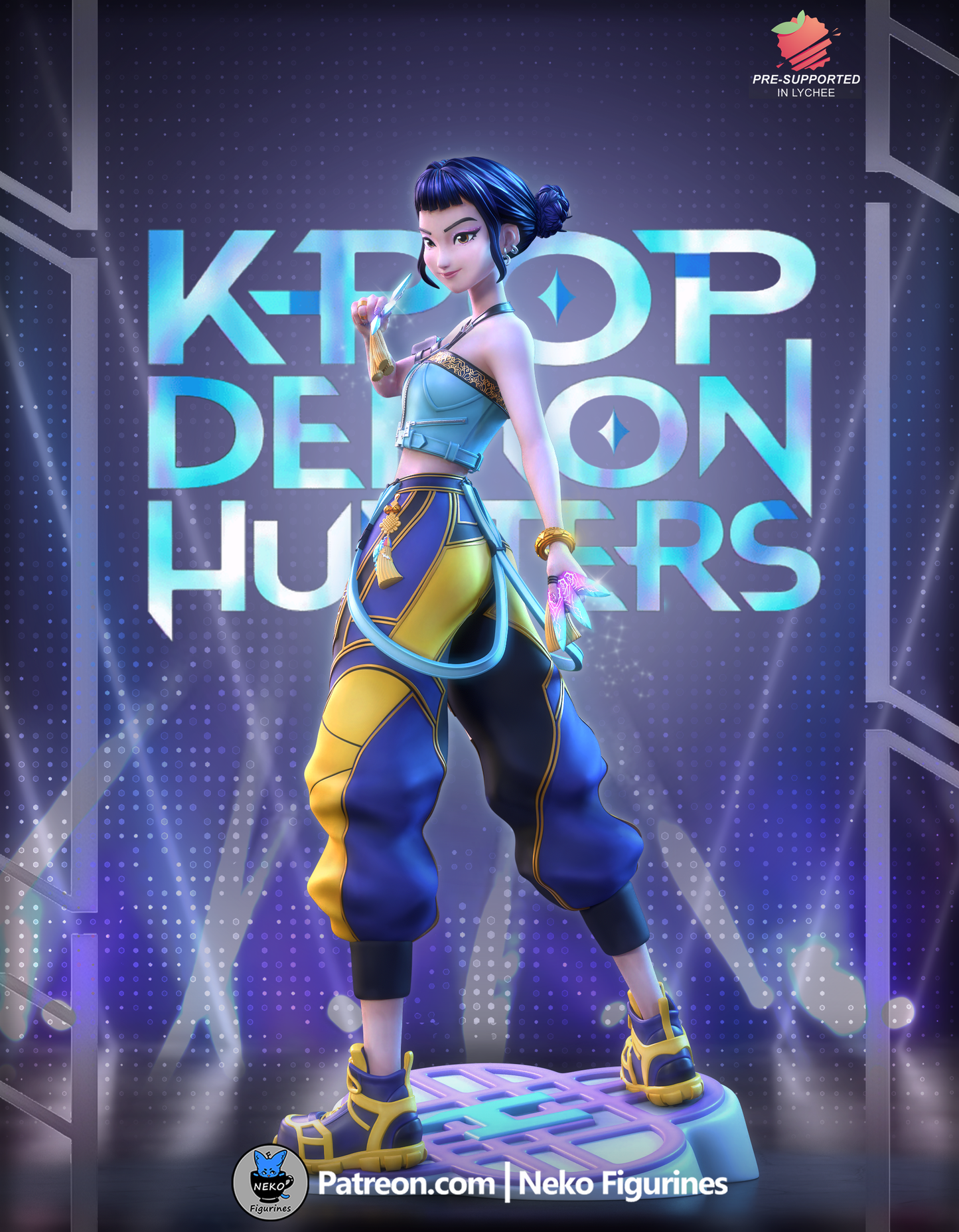 Zoey - Kpop Demon Hunters | Painted / Unpainted Options
