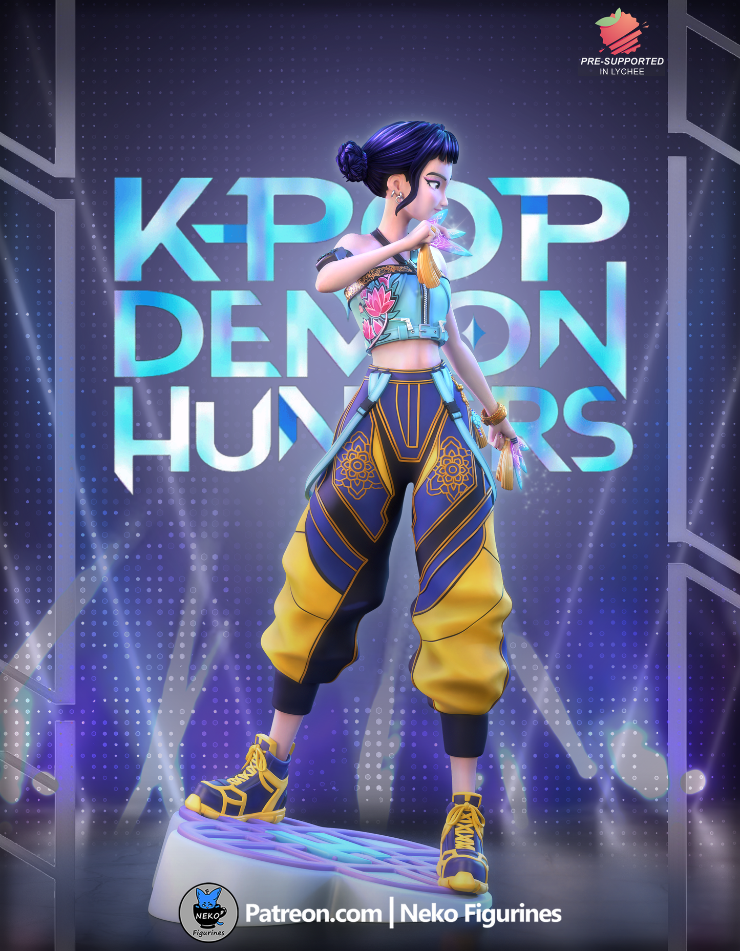 Zoey - Kpop Demon Hunters | Painted / Unpainted Options