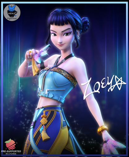 Zoey - Kpop Demon Hunters | Painted / Unpainted Options