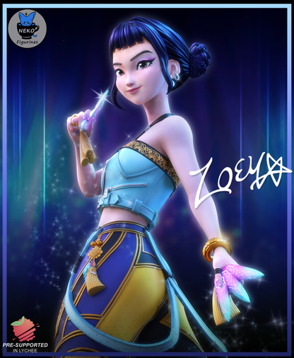 Zoey - Kpop Demon Hunters | Painted / Unpainted Options