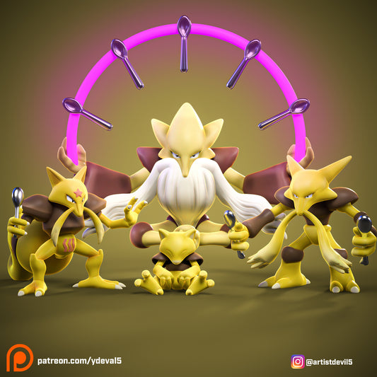 Abra Evolution Line