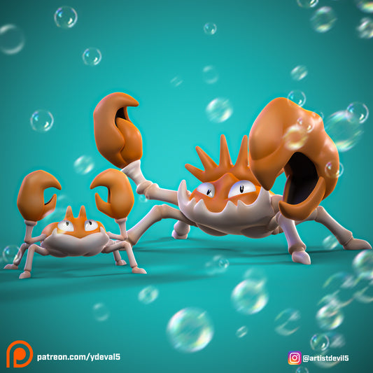 Krabby Evolution Line