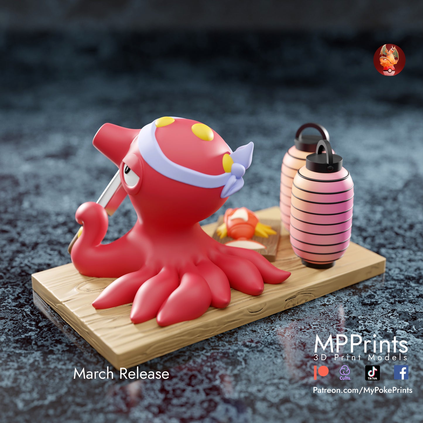 Sushi Chef Octillery Diorama