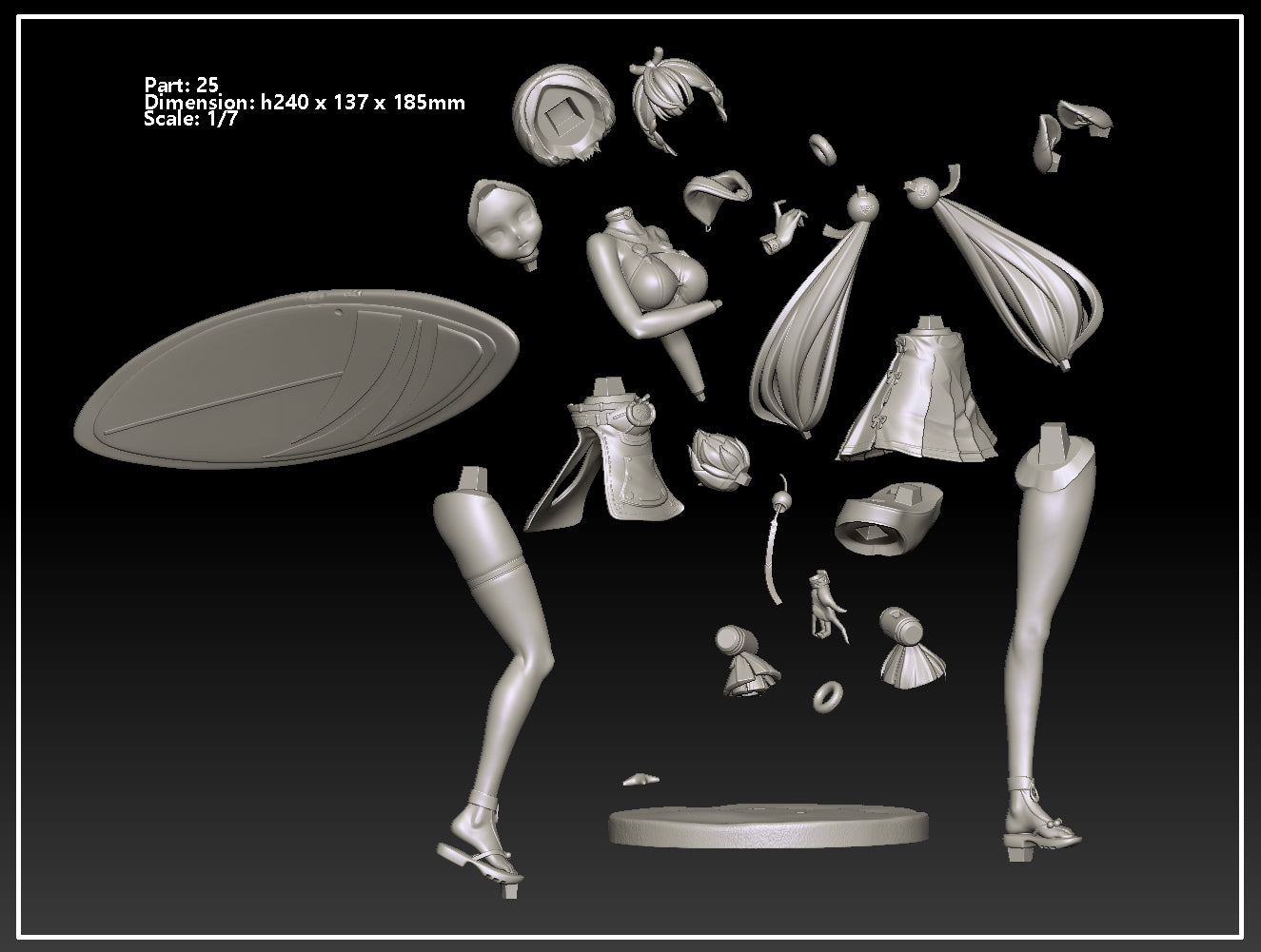 Alice - Zenless Zone Zero | Painted / Unpainted Options