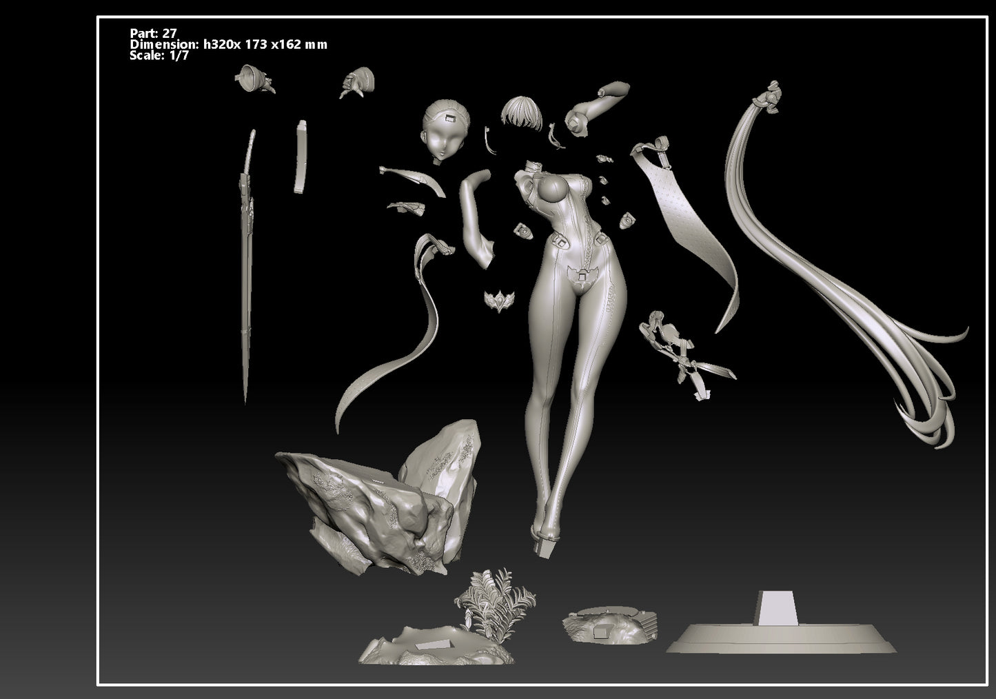 Eve - Stellar Blade | Painted / Unpainted Options