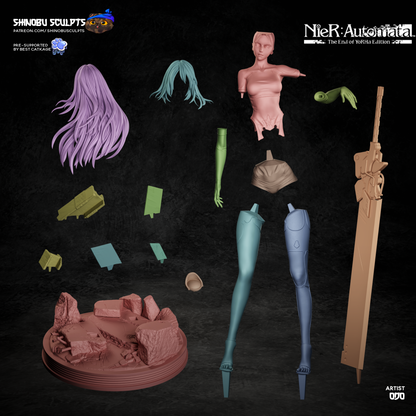 A2 - NieR Automata | Painted Preorder / Unpainted Options