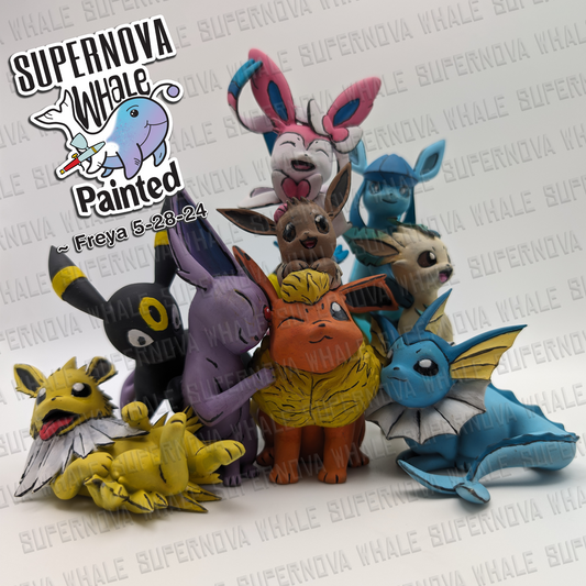 Eeveelution Family Diorama