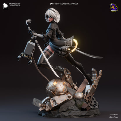 2B - NieR Automata | Painted Preorder / Unpainted Options