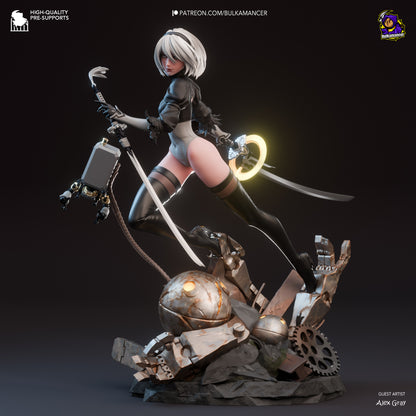 2B - NieR Automata | Painted Preorder / Unpainted Options