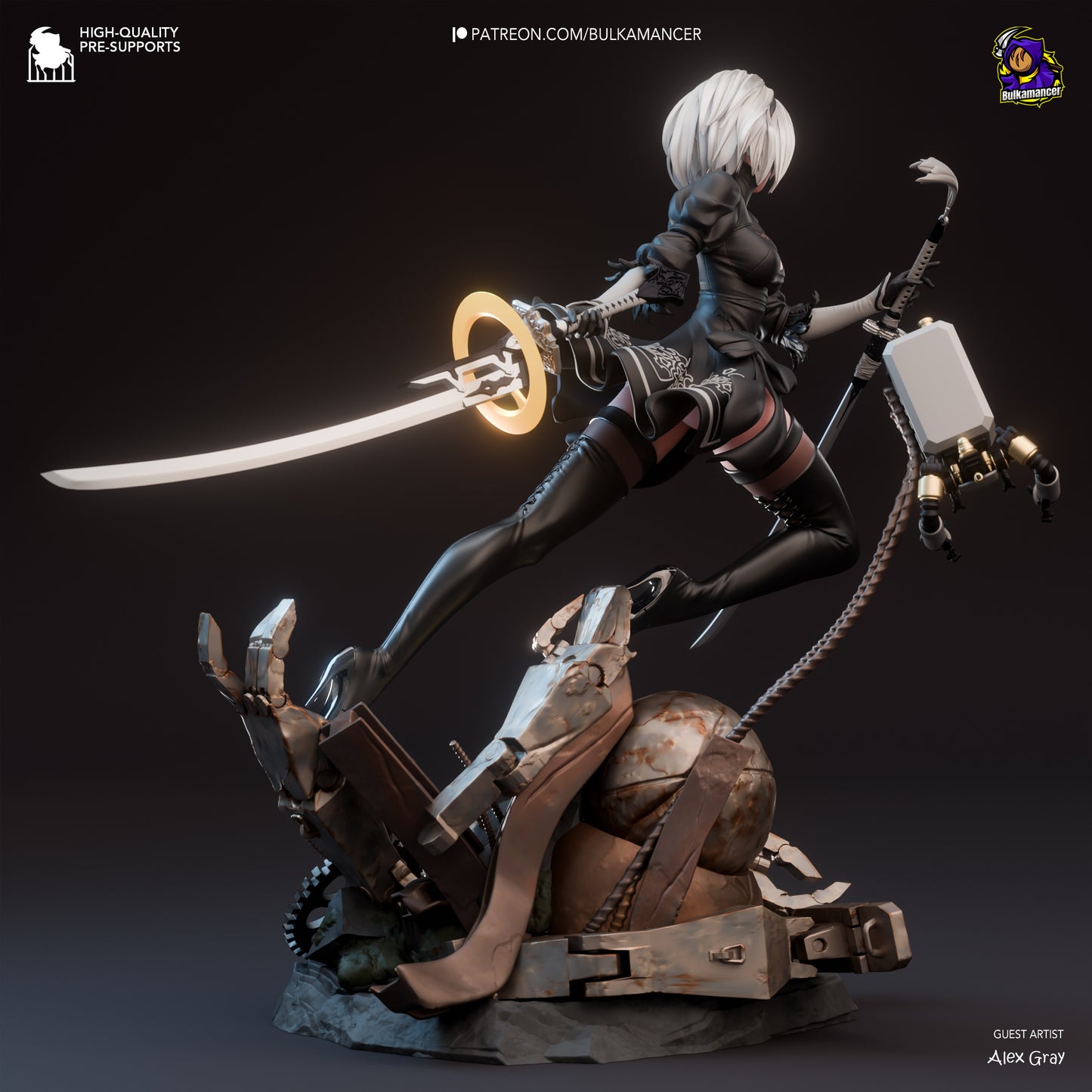 2B - NieR Automata | Painted Preorder / Unpainted Options