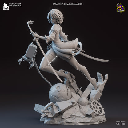 2B - NieR Automata | Painted Preorder / Unpainted Options