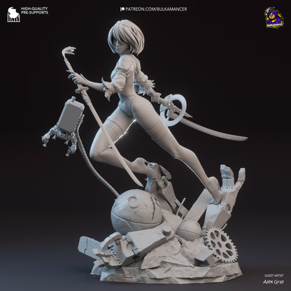 2B - NieR Automata | Painted Preorder / Unpainted Options