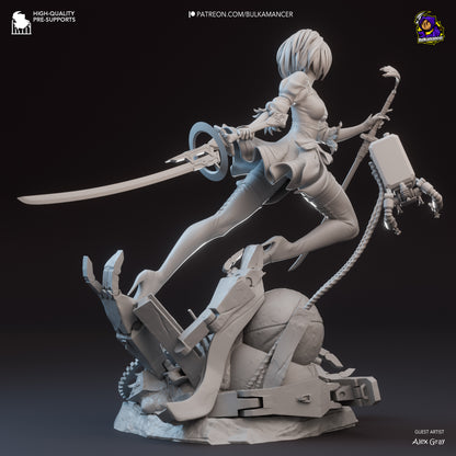 2B - NieR Automata | Painted Preorder / Unpainted Options